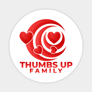 Thumbs Up Family Valentine's Magnet